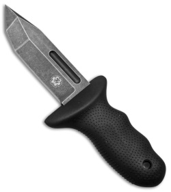 LEO Combat Triple-O Tactical Fixed Blade Knife (3.2" Black SW) LCTOK