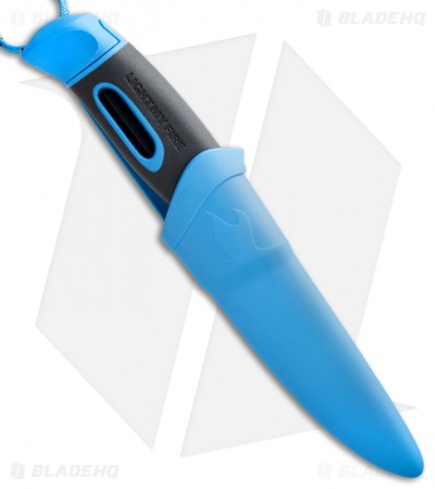 Light My Fire Morakniv Swedish FireKnife Blue w/ Fire Starter (3.75" Satin)