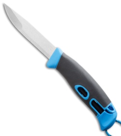 Light My Fire Morakniv Swedish FireKnife Blue w/ Fire Starter (3.75" Satin)