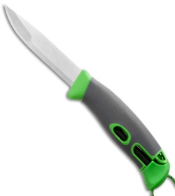 Light My Fire Morakniv Swedish FireKnife Green w/ Fire Starter (3.75" Satin)