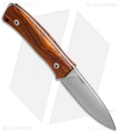 LionSteel M4 Fixed Blade Knife Cocobolo Wood (3.75" Satin M390)