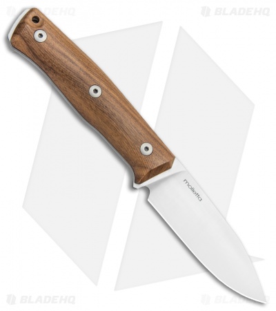 LionSteel B35 Fixed Blade Knife Santos Wood (3.5" Satin)