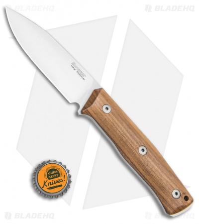 LionSteel B35 Fixed Blade Knife Santos Wood (3.5" Satin)