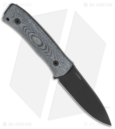 LionSteel M4 Fixed Blade Knife Black Micarta (3.75" Black M4) BHQ Exclusive