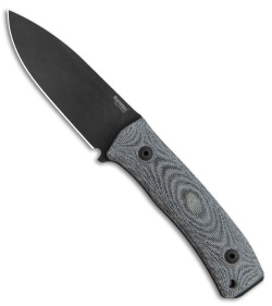 LionSteel M4 Fixed Blade Knife Black Micarta (3.75" Black M4) BHQ Exclusive