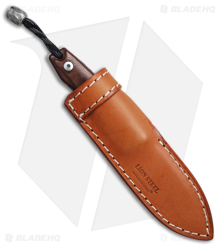 LionSteel M1 Fixed Blade Knife Santos Wood (2.875" M390 Satin)