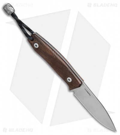 LionSteel M1 Fixed Blade Knife Walnut (2.875" M390 Satin)
