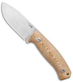 LionSteel M2M Fixed Blade Knife Canvas Micarta (3.5" Satin M390) M2M CVN