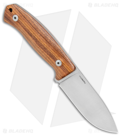 LionSteel M2M Fixed Blade Knife Santos Wood (3.5" Satin M390) M2M ST
