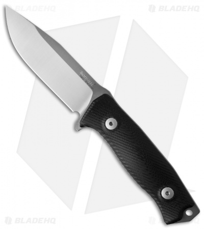 LionSteel M5 Fixed Blade Knife Black G-10 (4.5" Satin)