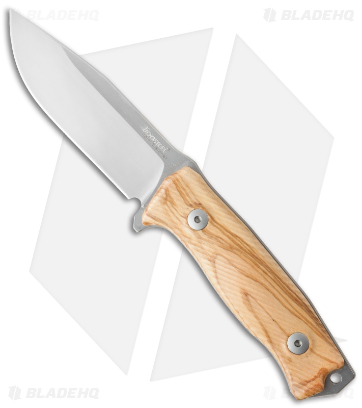 LionSteel M5 Fixed Blade Knife Olive Wood (4.5