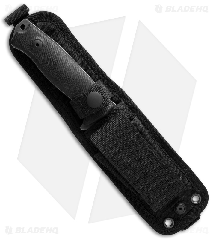 LionSteel M5 Fixed Blade Knife Black G-10 (4.5" Black SW)