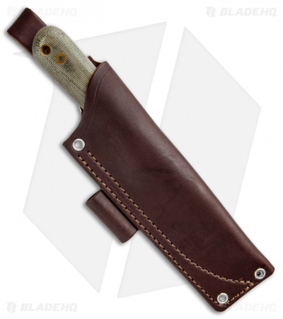 L.T. Wright Gen 5 Fixed Blade Knife Green Micarta Scandi (5.25" Satin A2)