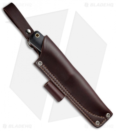 LT Wright Knives Gary Wines Bushcrafter Knife Black Matte Micarta (4.5" Satin)