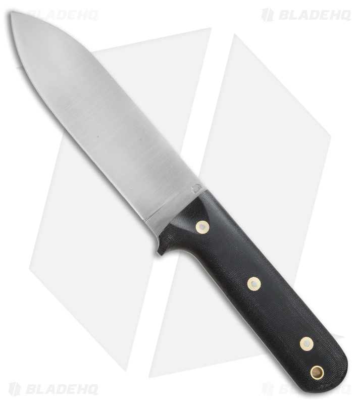 LT Wright Gen 3 Fixed Blade Knife Black Matte Micarta (6.5" Satin)