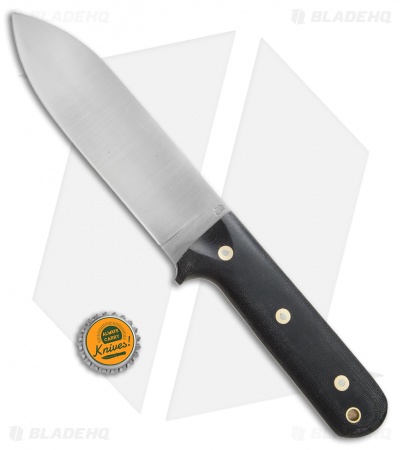 LT Wright Gen 3 Fixed Blade Knife Black Matte Micarta (6.5" Satin)