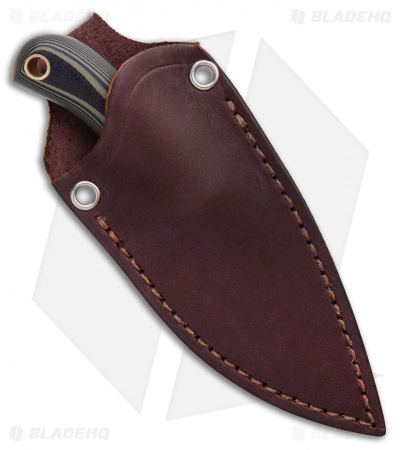 LT Wright Knives Buckeye Fixed Blade Knife Green/Black G10 (2.5" Satin)