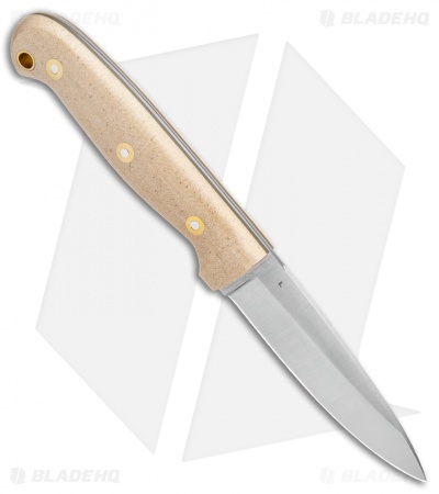 L.T. Wright GNS Saber Fixed Blade Knife Snakeskin w/ Black Liners (4.125" Satin)