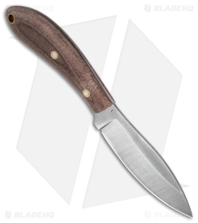 LT Wright Large Northern Hunter Fixed Blade Matte Rustic Brown (4.25" Satin)