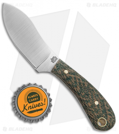 LT Wright Knives Lil Muk Fixed Blade Shadetree Herringbone (2.75" Satin D2)