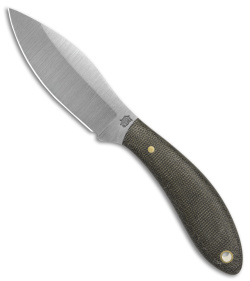 LT Wright Small Northern Hunter Fixed Blade Matte Green Micarta (3.25" Satin)