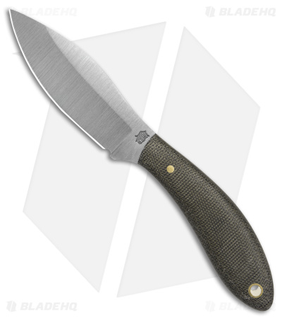 LT Wright Small Northern Hunter Fixed Blade Matte Green Micarta (3.25" Satin)