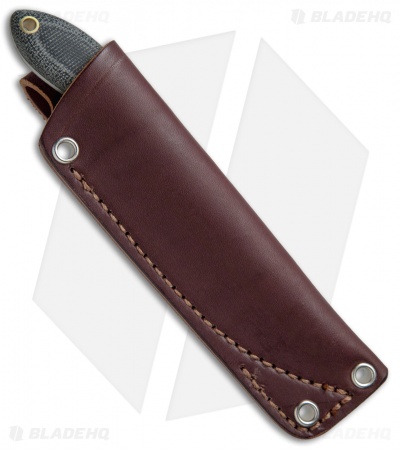LT Wright Small Northern Hunter Fixed Blade Matte Black Micarta (3.25" Satin)