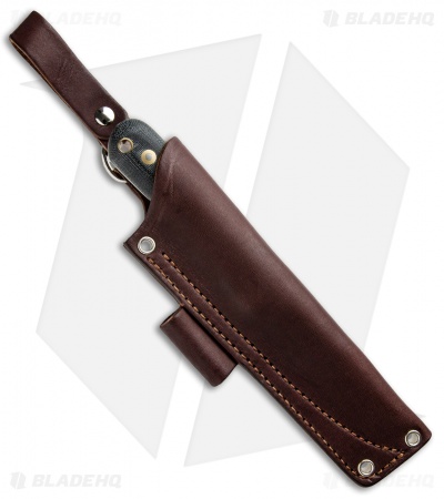 LT Wright Knives Genesis Scandi Bush Knife Black Micarta (4.25" Satin)