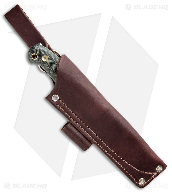 LT Wright Knives GNS Saber Fixed Blade Matte Black Micarta (4.5" Satin)