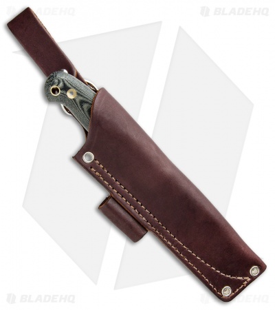 LT Wright Knives GNS Saber Fixed Blade Matte Black Micarta (4.5" Satin)