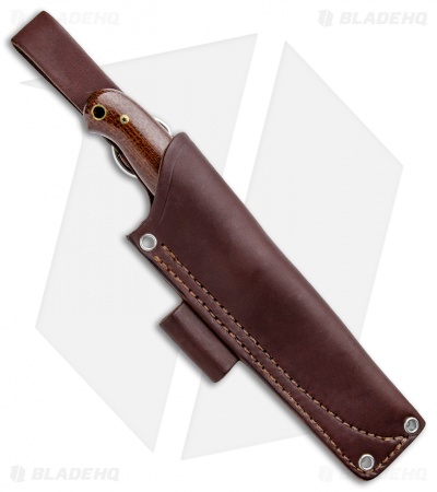 LT Wright Knives GNS Scandi Fixed Blade Knife Micarta/Mosaic Pins (4.25" Satin)