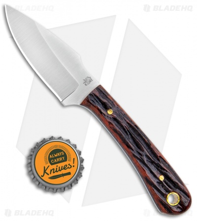 LT Wright Knives Great Plainsman Knife Stag LE (2.75" Satin)