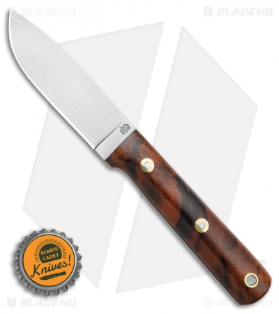 LT Wright Knives Maverick Scout Fixed Blade Knife Desert Ironwood (3.75" Satin)