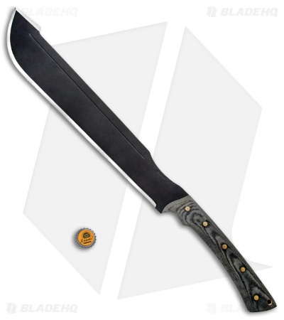 Condor Discord Machete Fixed Blade Knife Gray Micarta (17.75" Black)