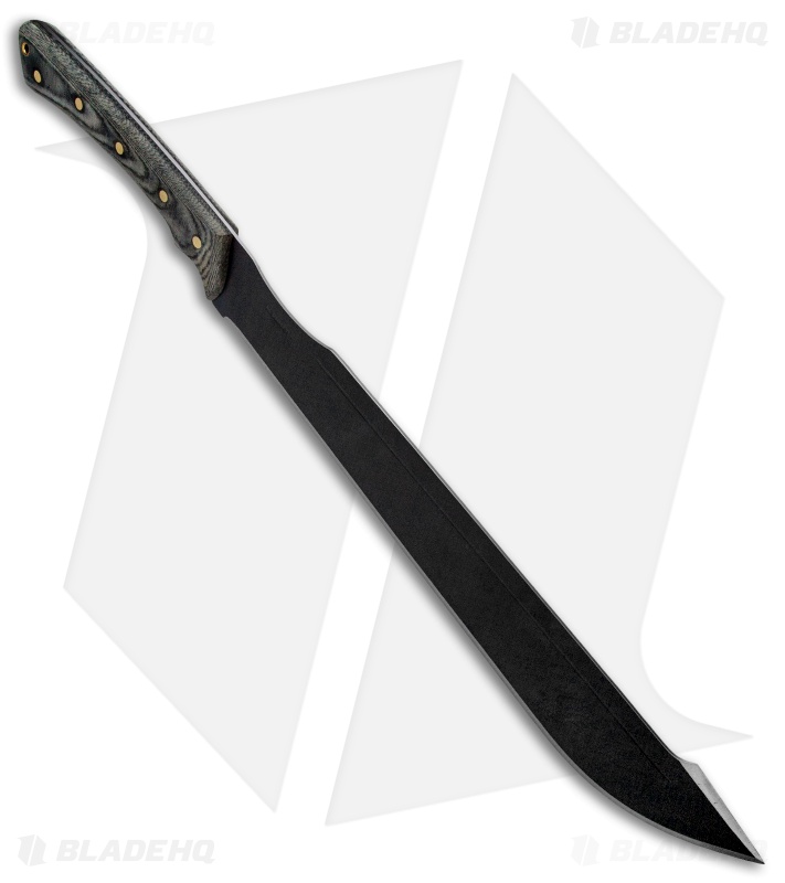 Condor Discord Machete Fixed Blade Knife Gray Micarta (17.75" Black)