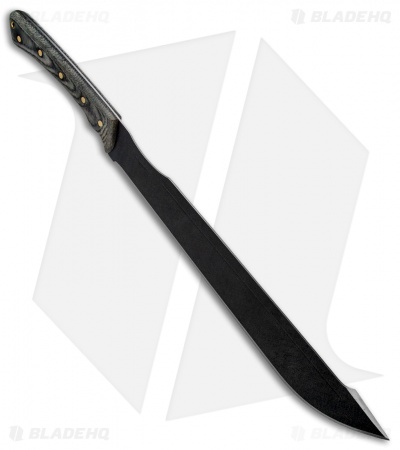 Condor Discord Machete Fixed Blade Knife Gray Micarta (17.75" Black)