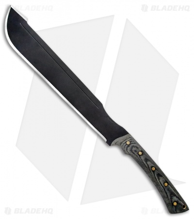 Condor Discord Machete Fixed Blade Knife Gray Micarta (17.75" Black)