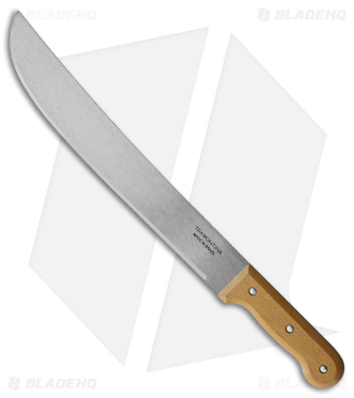 Tramontina Machete Fixed Blade Knife Wood (14" Satin)