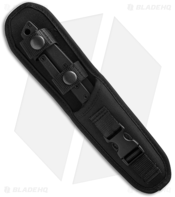 Mantis Tactical Chaos 2 Fixed Blade Knife (4" Black Plain) MF-4cm