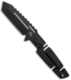 Mantis Tactical Chaos 2 Fixed Blade Knife (4" Black Plain) MF-4cm