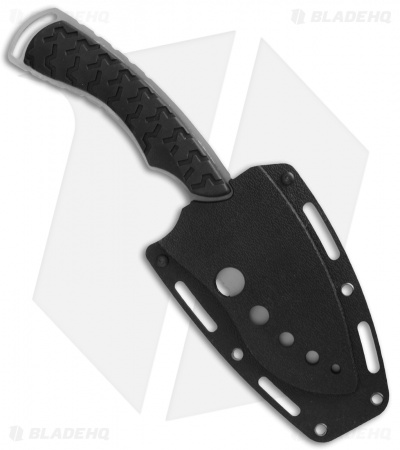 Mantis Backbone Knife Fixed Blade Black (3.875" Bead Blast Plain) TA2XLS