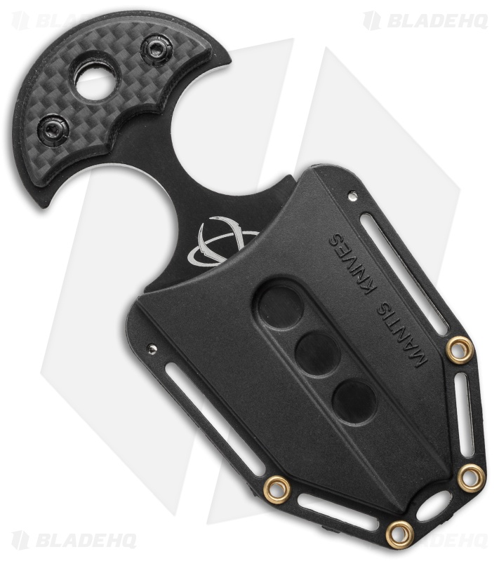 Mantis BK-1 Wicked Push Dagger Knife (2" Black)