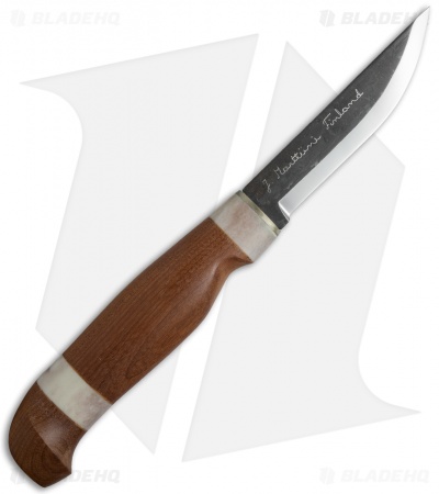 Marttiini Lumberjack Reindeer Horn Fixed Blade Knife (4.00" Plain) 127013