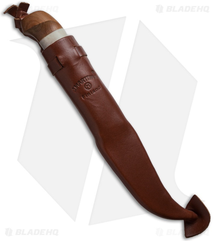 Marttiini Lumberjack Reindeer Horn Fixed Blade Knife (4.00" Plain) 127013
