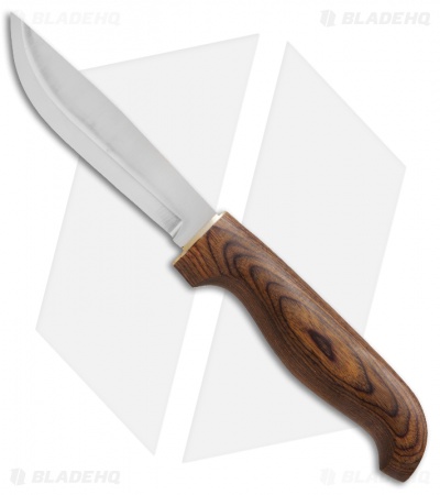 Marttiini Skinner Fixed Blade Knife Stained Birch (4.25" Satin)