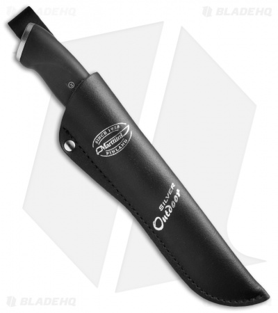 Marttiini Silver Carbinox Fixed Blade Knife Black (3.375" Polish)