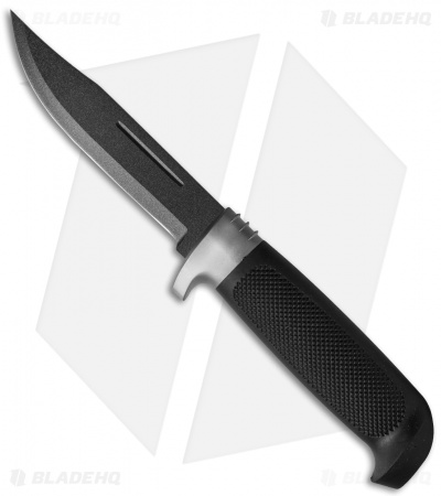 Marttiini Martef Big Game Black Fixed Blade Knife (5" Martef) 390022T