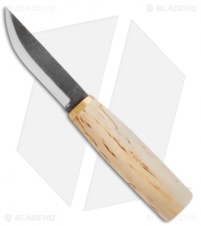 Marttiini Arctic Carving Fixed Blade Knife Curly Birch (3.5" Polish)