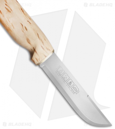 Marttiini Ranger 250 Fixed Blade Knife Curly Birch (6.25" Mirror)
