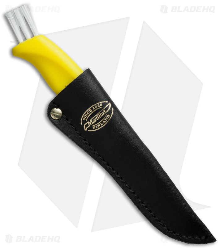 Marttiini Mushroom Knife Yellow Fixed Blade Knife (2.75" Mirror) 709012
